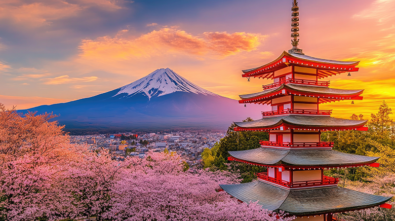 fujiyoshida-japan-beautiful-view-mountain-fuji-chureito-pagoda-sunset-japan